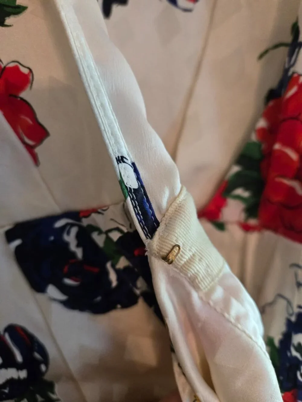 Tory Burch Silk Ivory Floral Wrap Silk Dress